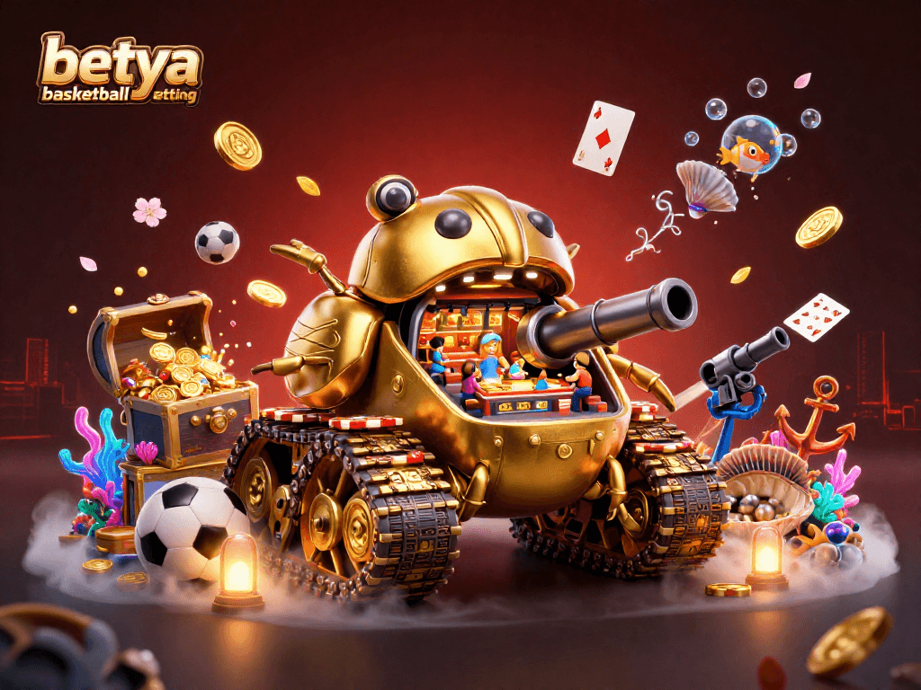 Bettors are enjoying betya basketball betting with vibrant visuals and dynamic game elements featuring a casino-themed tank.