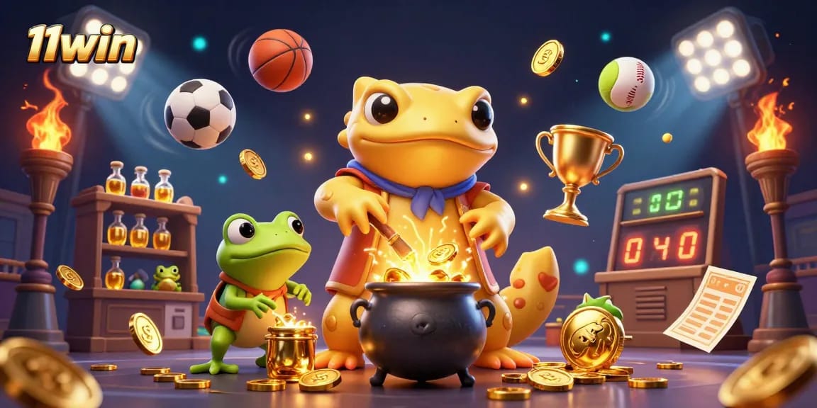 Experience the excitement of betting with 11win as the golden alchemist transmute coins!