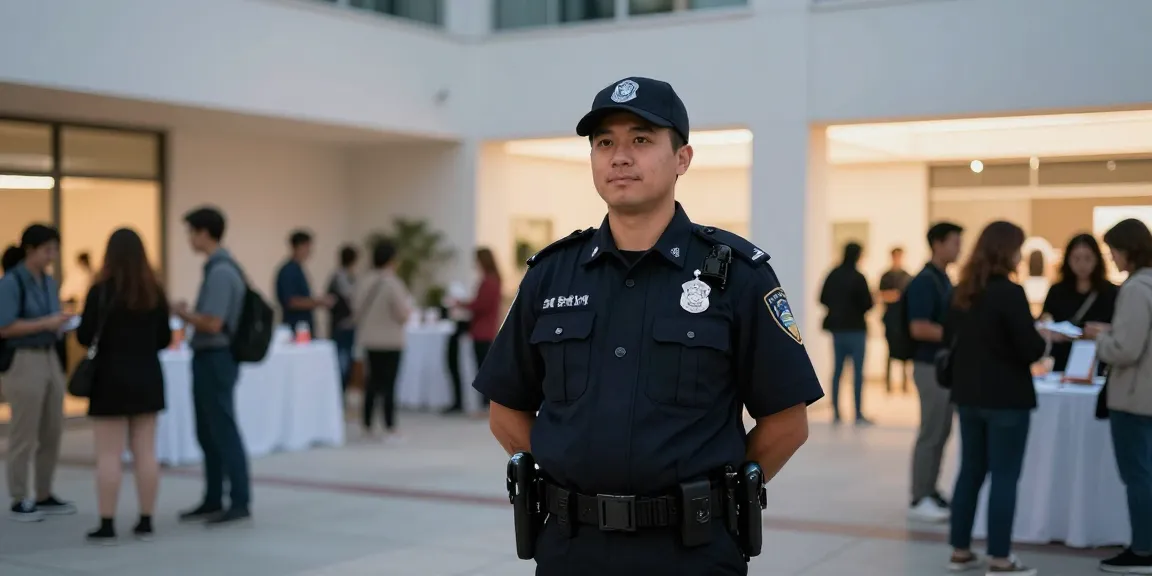 Security Company providing professional protection services for local community events.