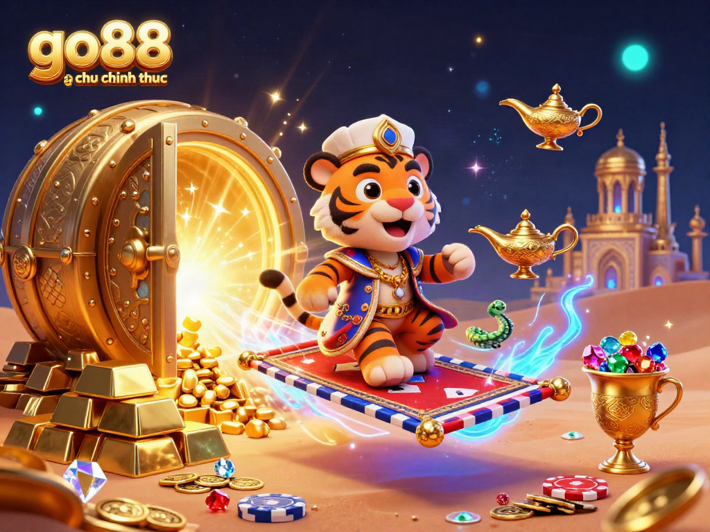 Engage with the thrilling go88 trang chu chinh thuc experience in this vibrant casino illustration.