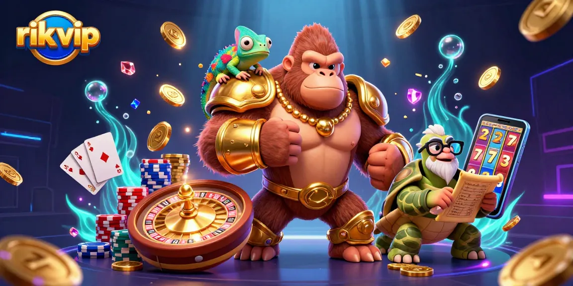 Engage in thrilling gameplay at rik vip with vibrant casino elements and captivating characters.