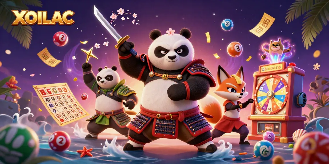 Experience the excitement of XOILAC with vibrant characters and dynamic gambling elements representing online betting.